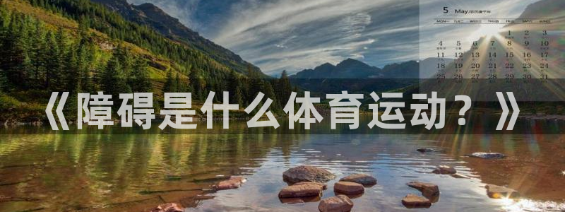 《障碍是什么体育运动？》
